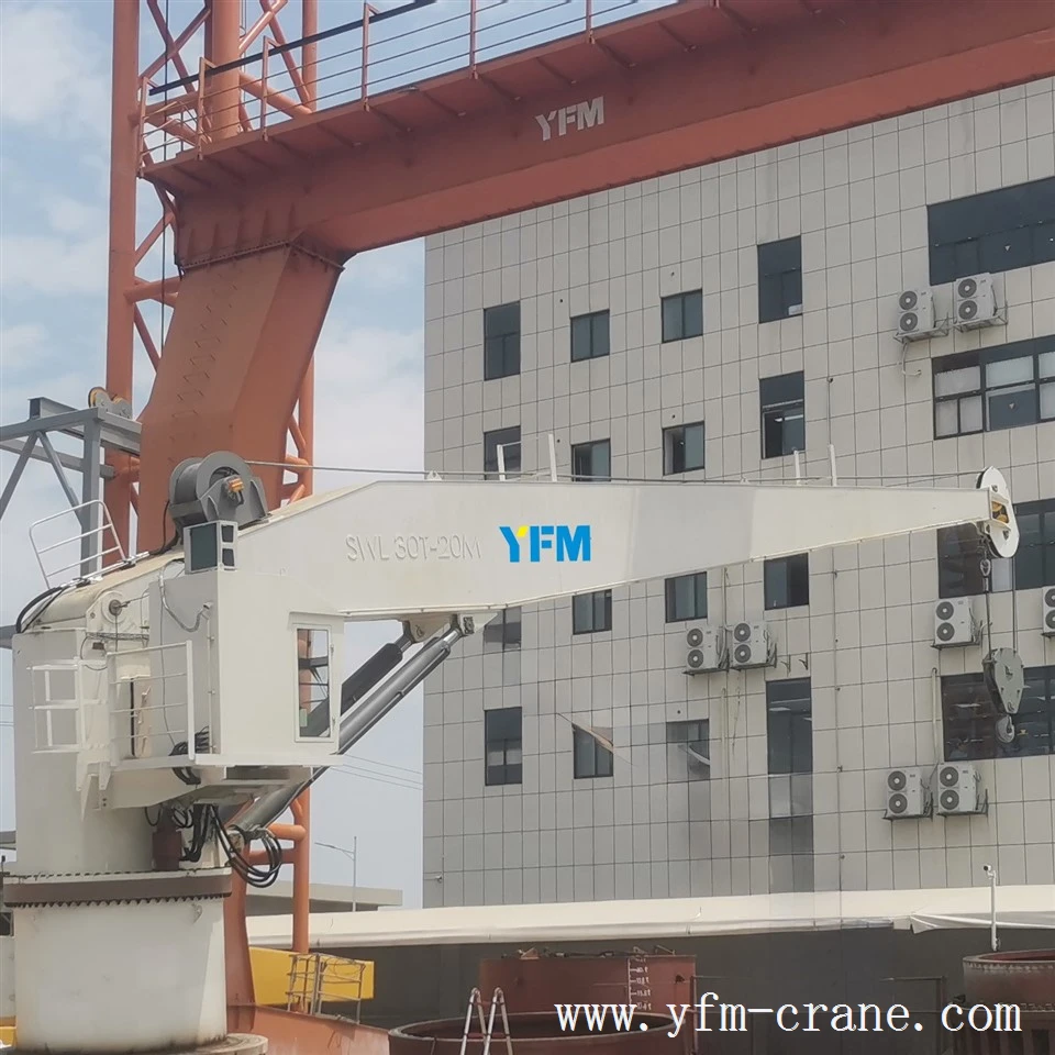 Fixed Boom Marine Crane factory