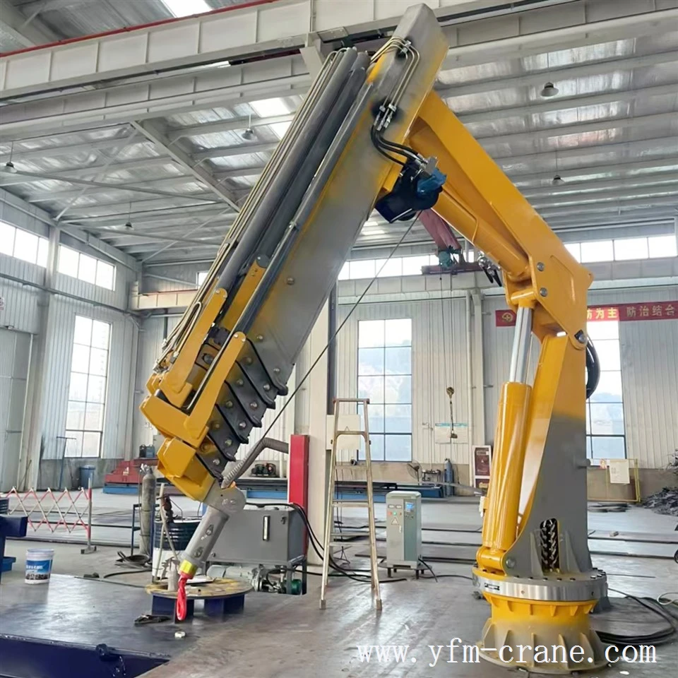 Foldable Knuckled Boom Crane factory