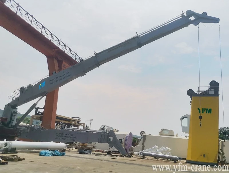 marine telescopic deck crane marine telescopic deck crane