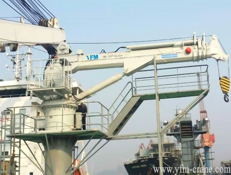 marine telescopic deck crane marine telescopic deck crane