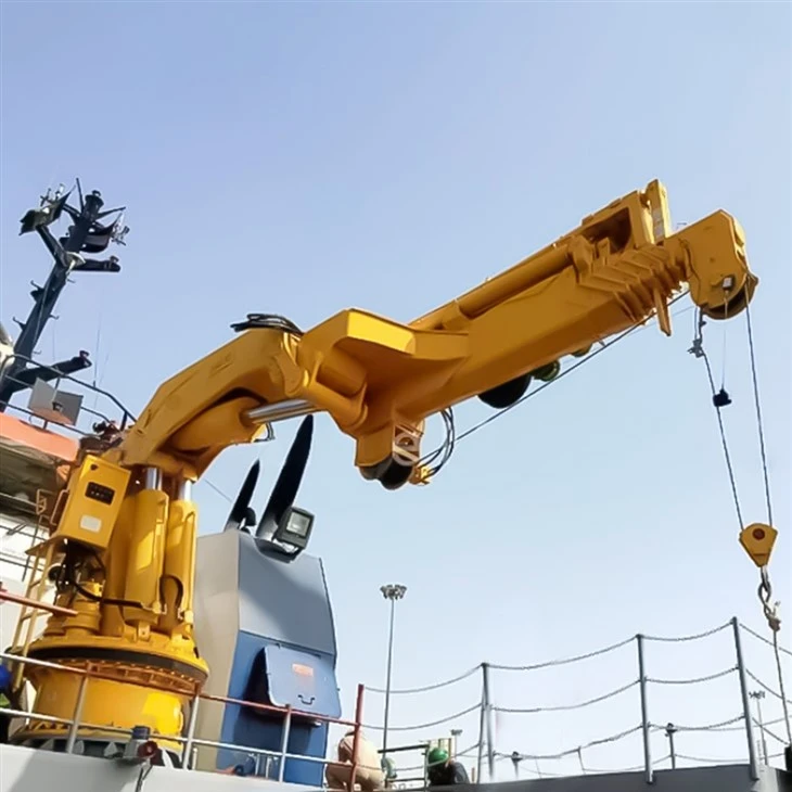 Telescopic Foldable Marine Crane