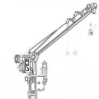 Marine davit crane Marine davit crane