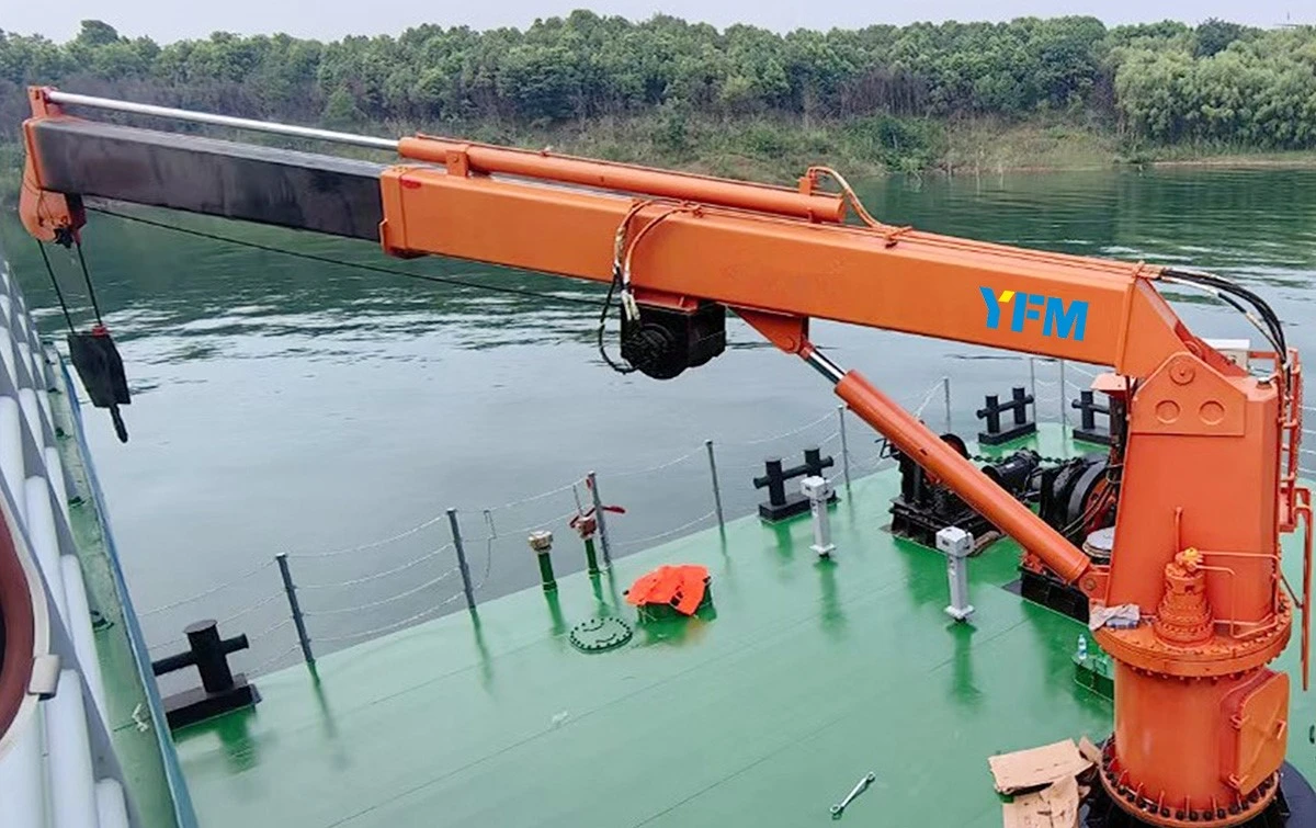 marine telescopic crane marine telescopic crane