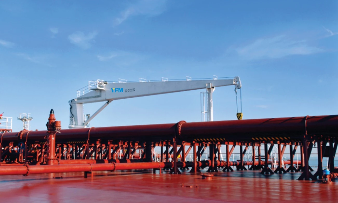 fixed boom marine crane fixed boom marine crane